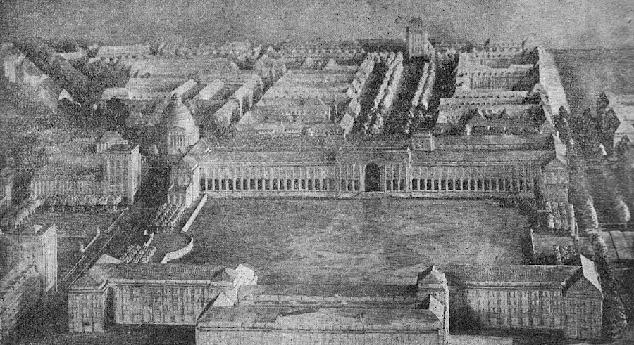 Das Stadtmodell (zerstört) von Fritz Schumacher von 1923 zeigt den von Gebäuden eingefassten Aachener Weiher | Die Kölner Parkweiher – Ich versteh’ nur Bahnhof