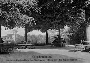 Zu Beginn des 19. Jahrhunderts war der Dreizehn-Linden-Platz ein Sehnsuchtsort – hier saß man unter schattenspendenden Linden und hatte einne guten Ausblick auf den gesamten Park. Foto: Archiv Dr. Joachim Bauer